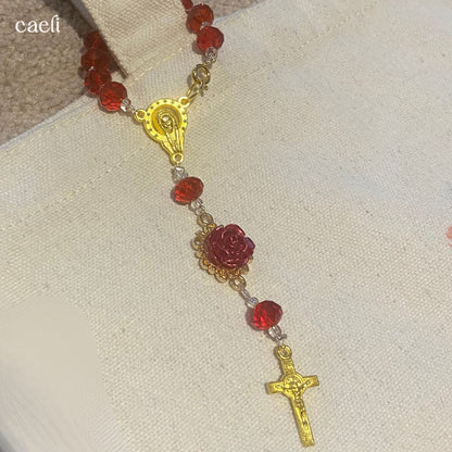 Decade Rosary Bag Charm | Our Lady of Sorrows | Door Hanger