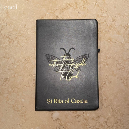St Rita Personalisable Notebook | A5 Notebook | Personalisation Available | Multiple Colour Options