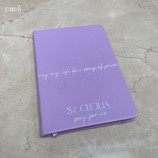 St Cecelia Personalisable Notebook | A5 Notebook | Personalisation Available | Multiple Colour Options
