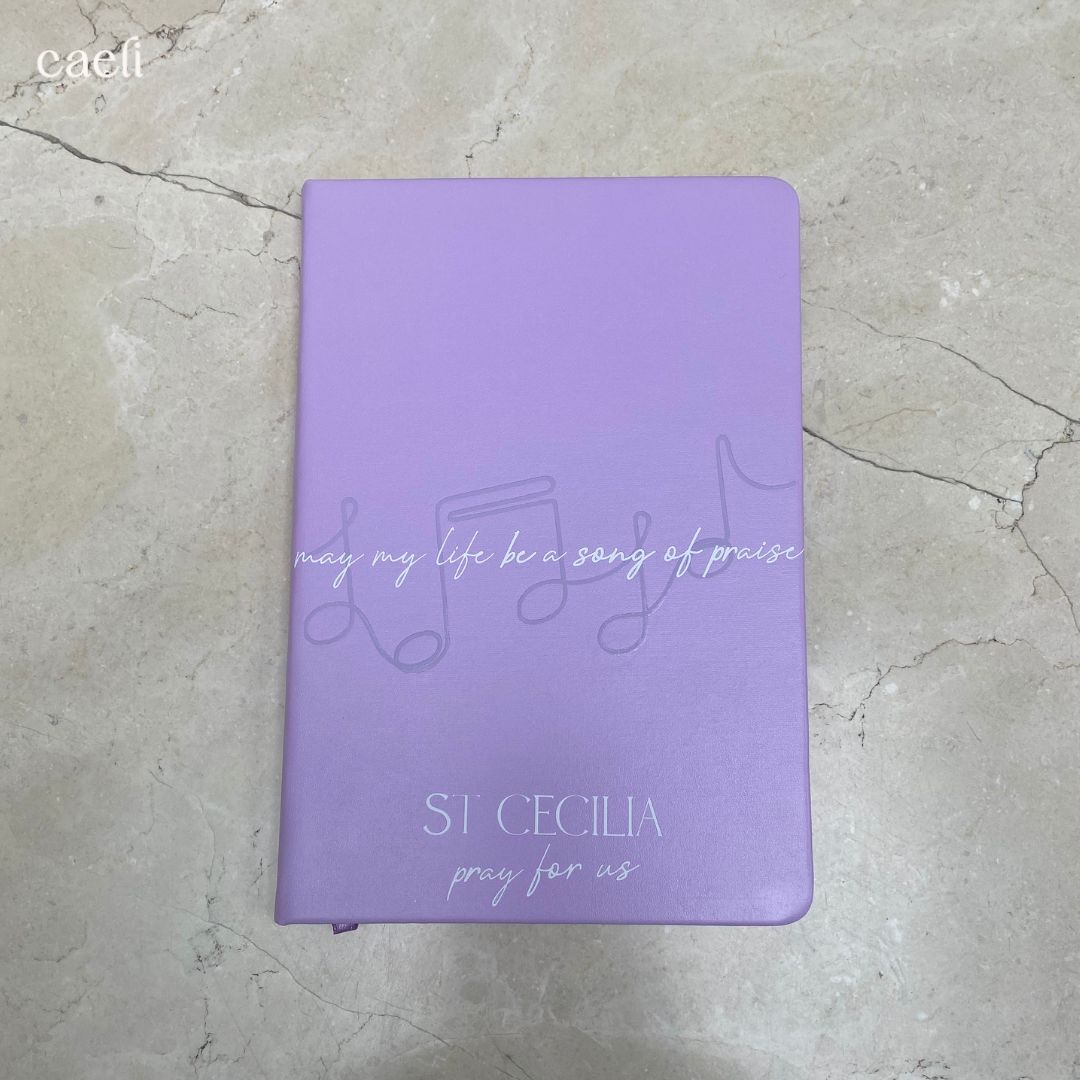 St Cecelia Personalisable Notebook | A5 Notebook | Personalisation Available | Multiple Colour Options