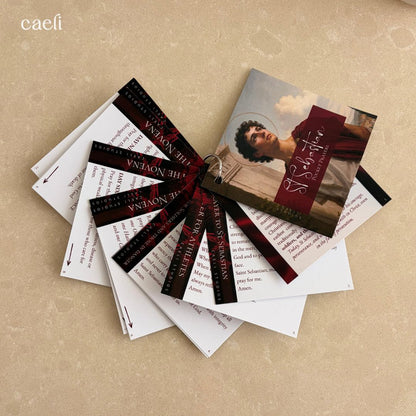 Pocket Prayers - St Sebastian | 12-Page Guide with Binding Ring | Portable Prayers