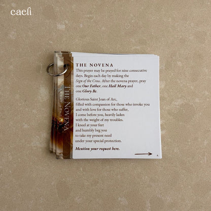 Pocket Prayers - St Joan of Arc | 12-Page Guide with Binding Ring | Portable Prayers