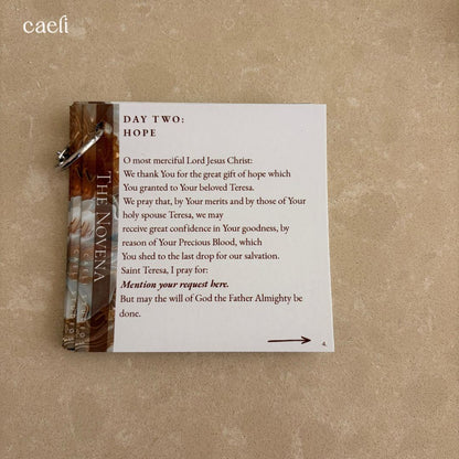 Pocket Prayers - St Teresa of Avila | 14-Page Guide with Binding Ring | Portable Prayers
