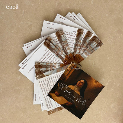 Pocket Prayers - St Teresa of Avila | 14-Page Guide with Binding Ring | Portable Prayers