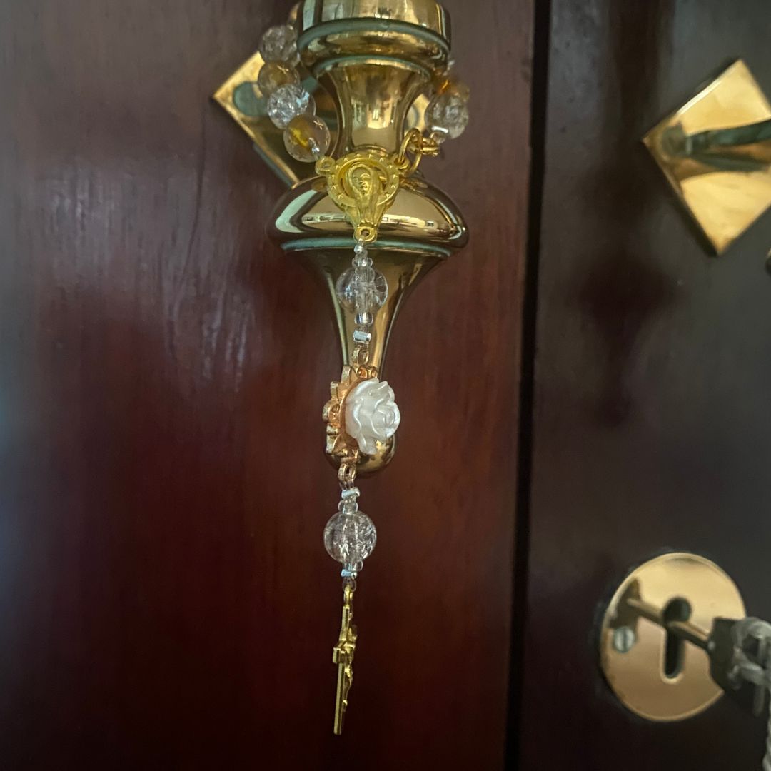 Decade Rosary Bag Charm | Our Lady of the Immaculate Conception | Door Hanger