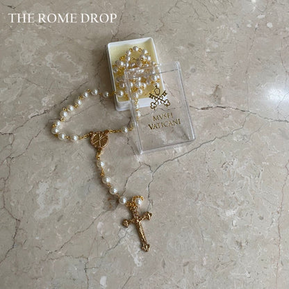 Rome Drop: Pearl and Gold Rosary | Vatican | Musei Vaticani