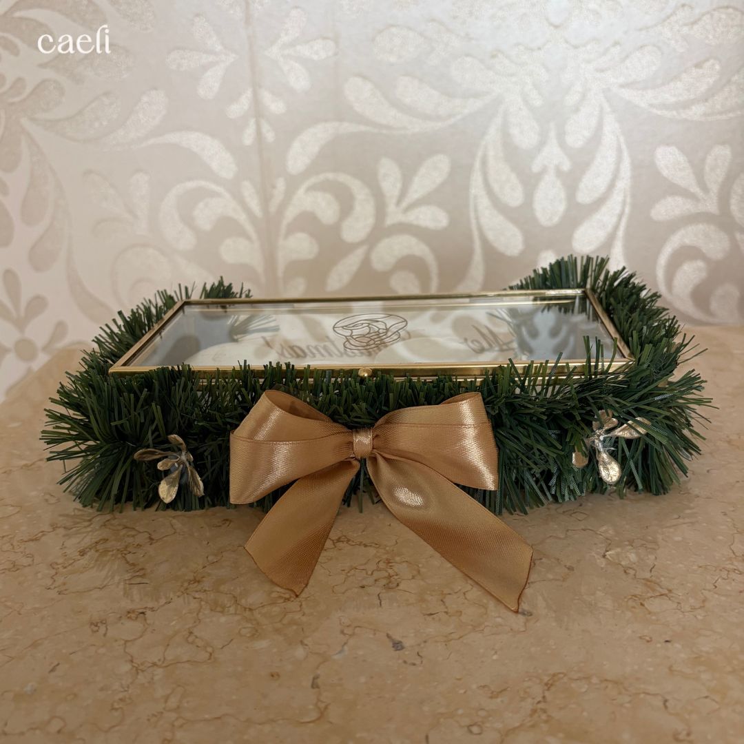 The Advent Nest 2026 | Mini Advent and Christmas Wreath | Compact Modern Advent Wreath | 3 Colours Available