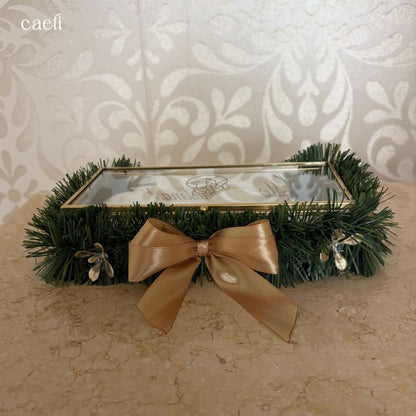 The Advent Nest 2026 | Mini Advent and Christmas Wreath | Compact Modern Advent Wreath | 3 Colours Available