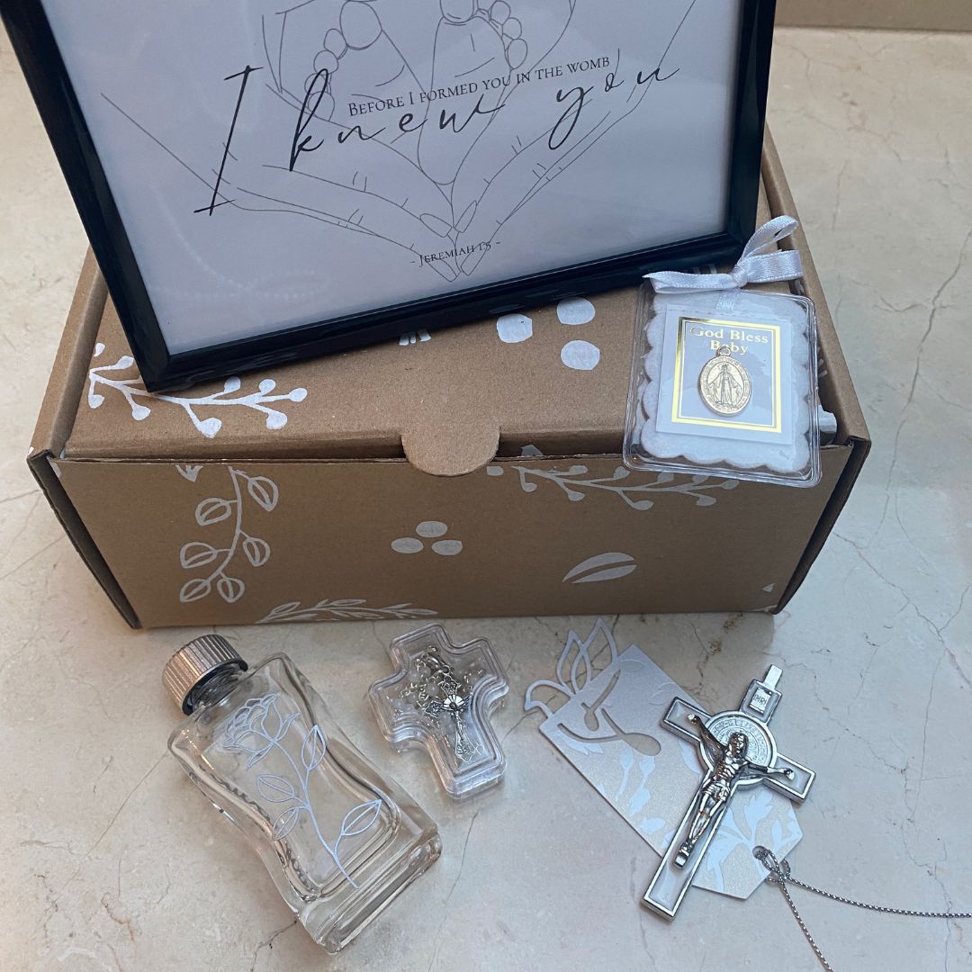 BAPTISM: Little Blessings Baptism Gift Box | Midi-sized Christening Gift Box | Personalisation Available