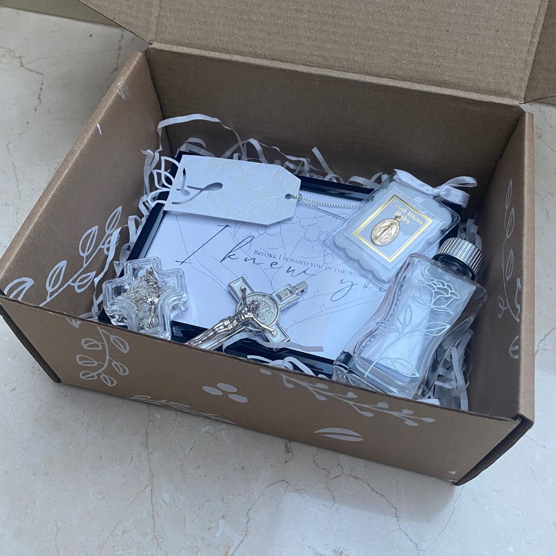BAPTISM: Little Blessings Baptism Gift Box | Midi-sized Christening Gift Box | Personalisation Available