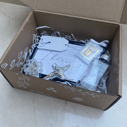 BAPTISM: Little Blessings Baptism Gift Box | Midi-sized Christening Gift Box | Personalisation Available Baby Boy Baptism | Baby Girl Baptism