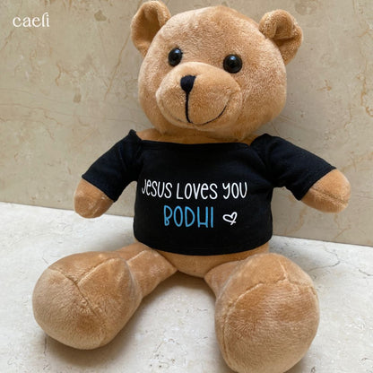 Camilla Bear – Personalised Christian Teddy Bear | Custom Plushie Bear Gift