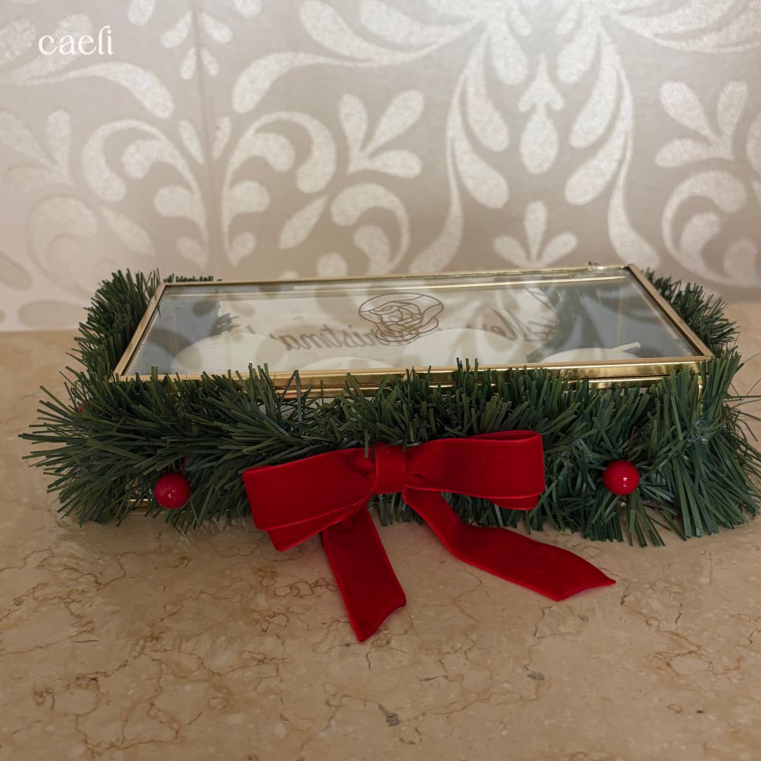 The Advent Nest 2026 | Mini Advent and Christmas Wreath | Compact Modern Advent Wreath | 3 Colours Available