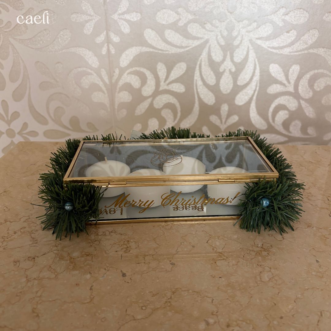 The Advent Nest 2026 | Mini Advent and Christmas Wreath | Compact Modern Advent Wreath | 3 Colours Available