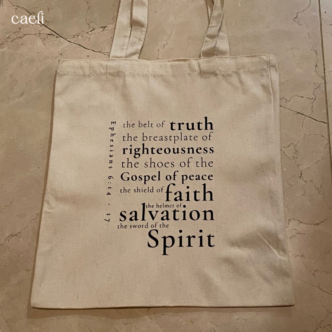 Christian Armour of God Tote Bag | Faith-Based Bag for Strength & Protection