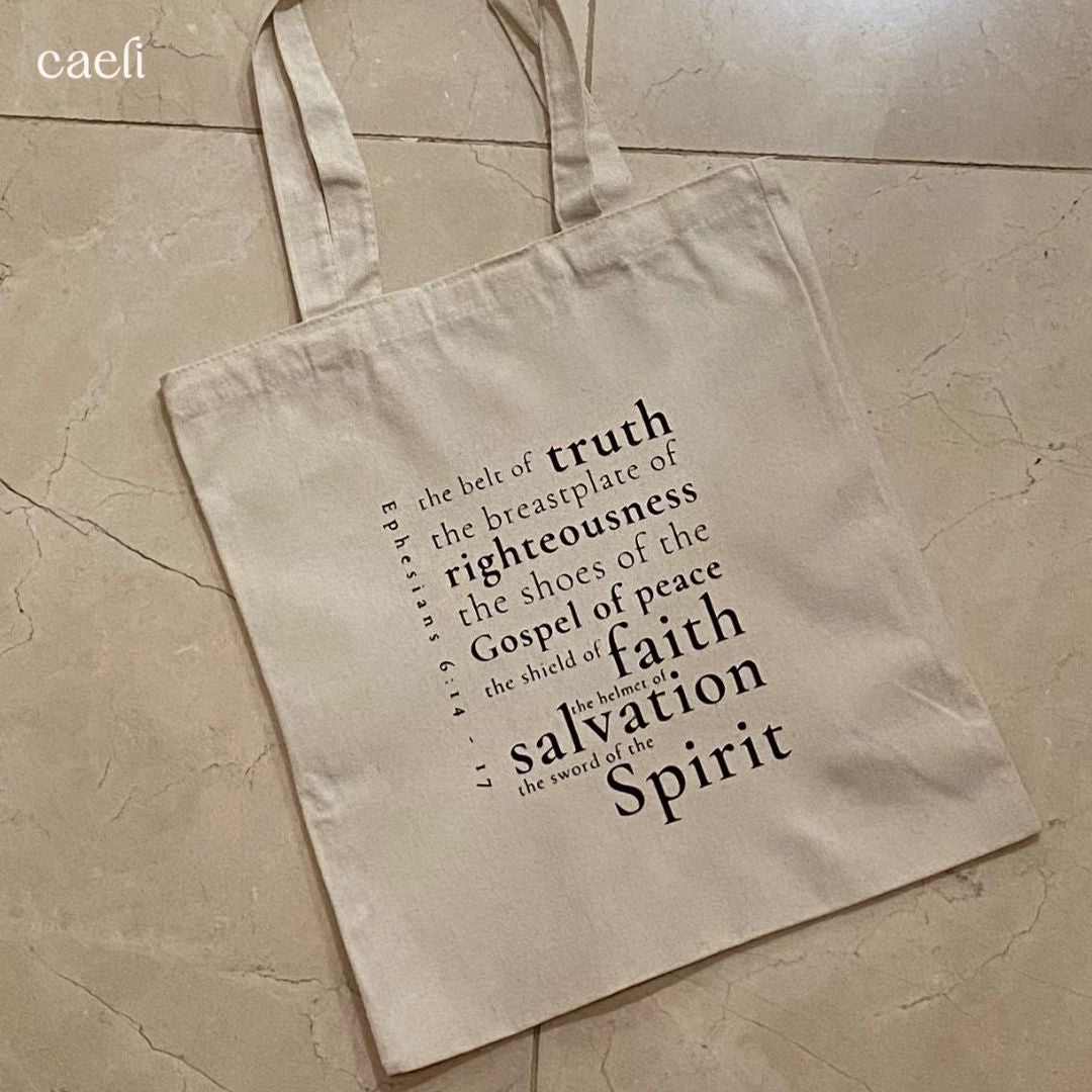 Christian Armour of God Tote Bag | Faith-Based Bag for Strength & Protection