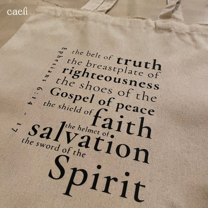 Christian Armour of God Tote Bag | Faith-Based Bag for Strength & Protection