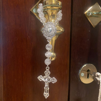 Decade Rosary Bag Charm | Our Lady of Fatima | Door Hanger