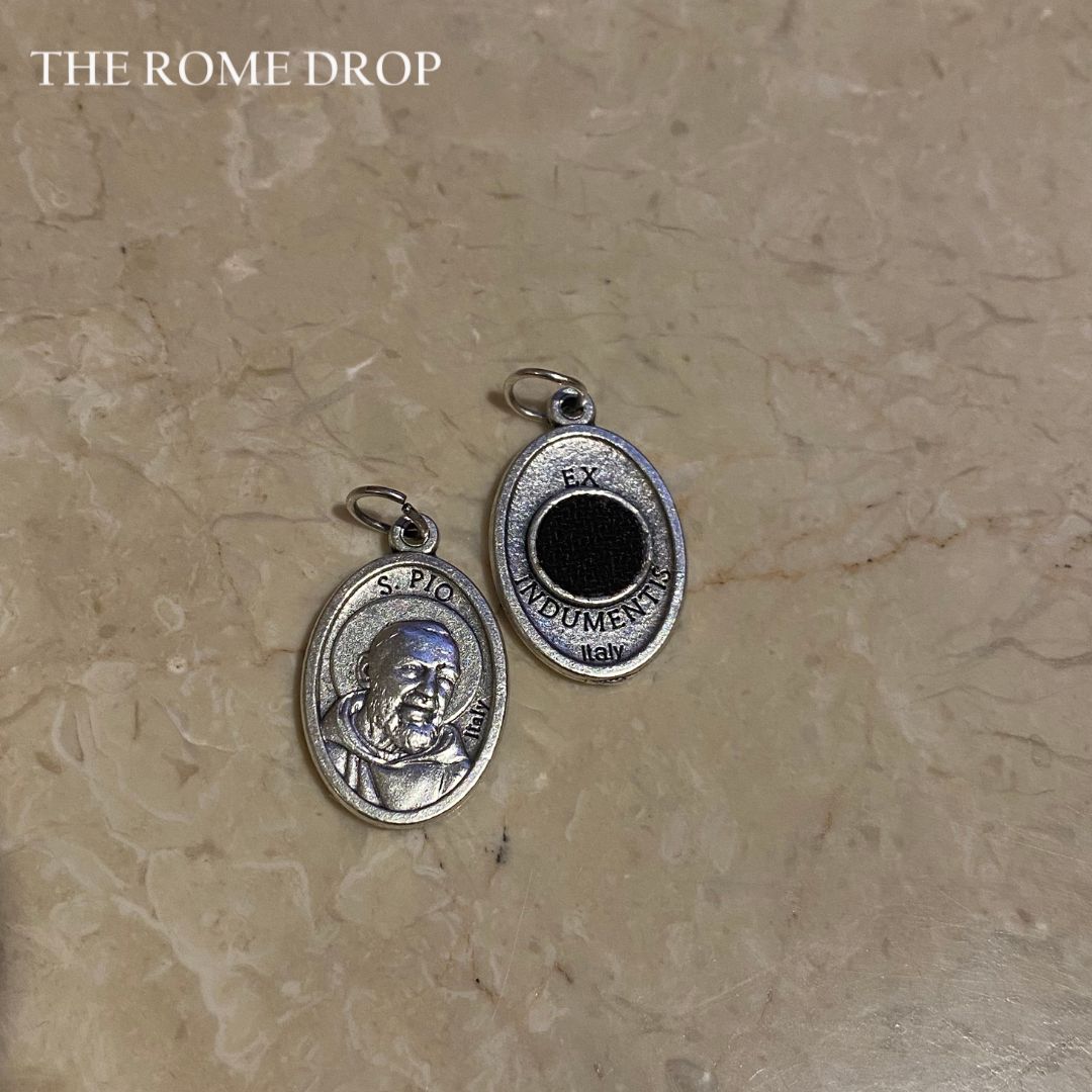 Rome Drop: Padre Pio Relic Medal