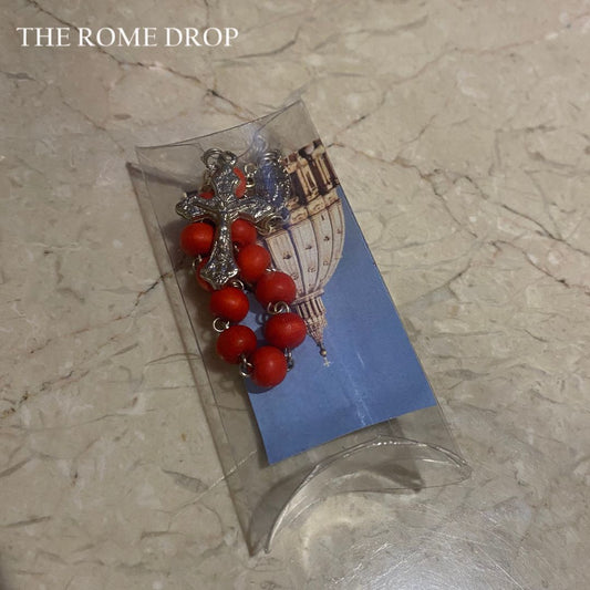 Rome Drop: Mini Red Decade Rosary