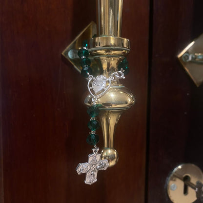 Decade Rosary Bag Charm | St Jude | Door Hanger