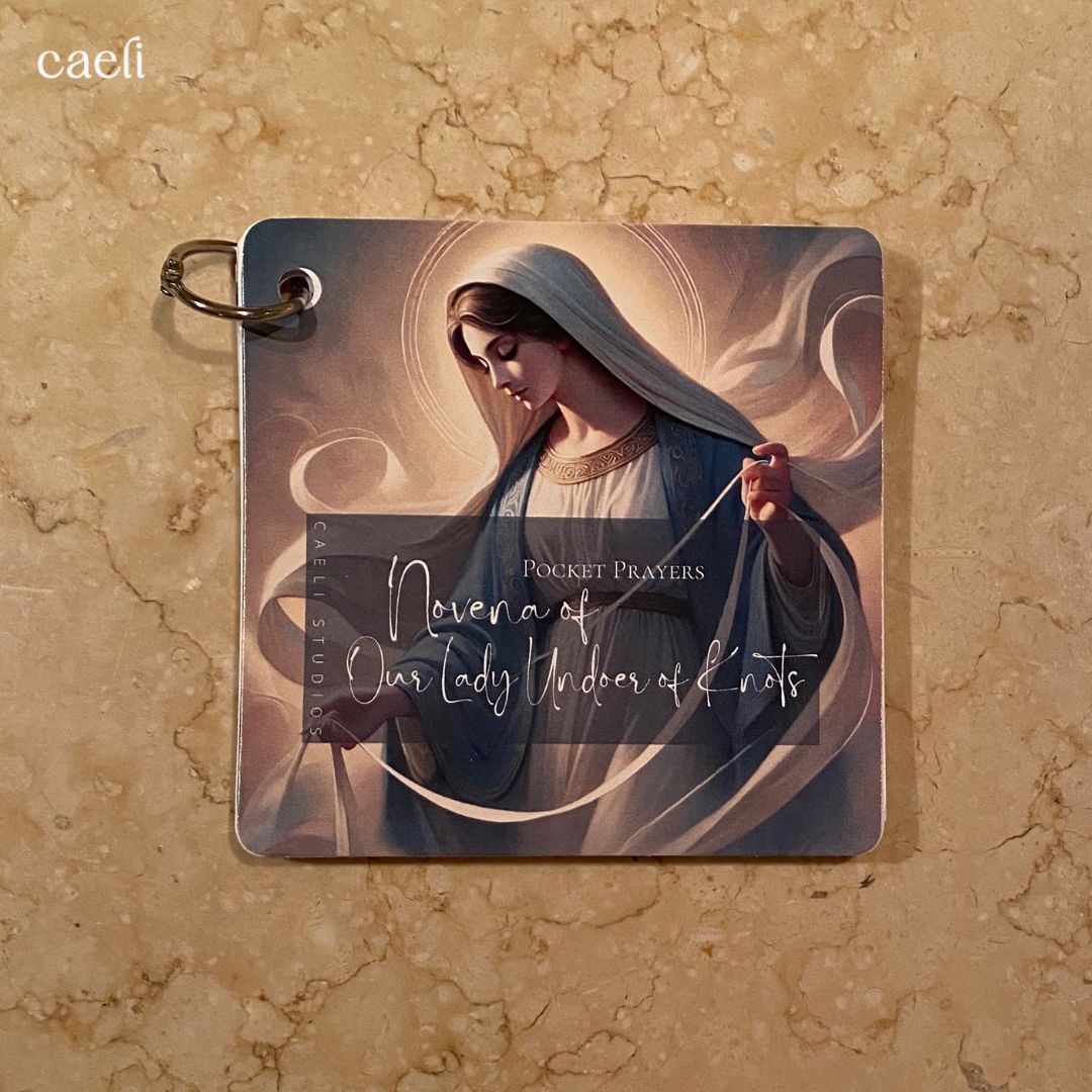 Pocket Prayers - Our Lady Undoer of Knots Novena | 16-Page Guide with Binding Ring | Portable Prayers