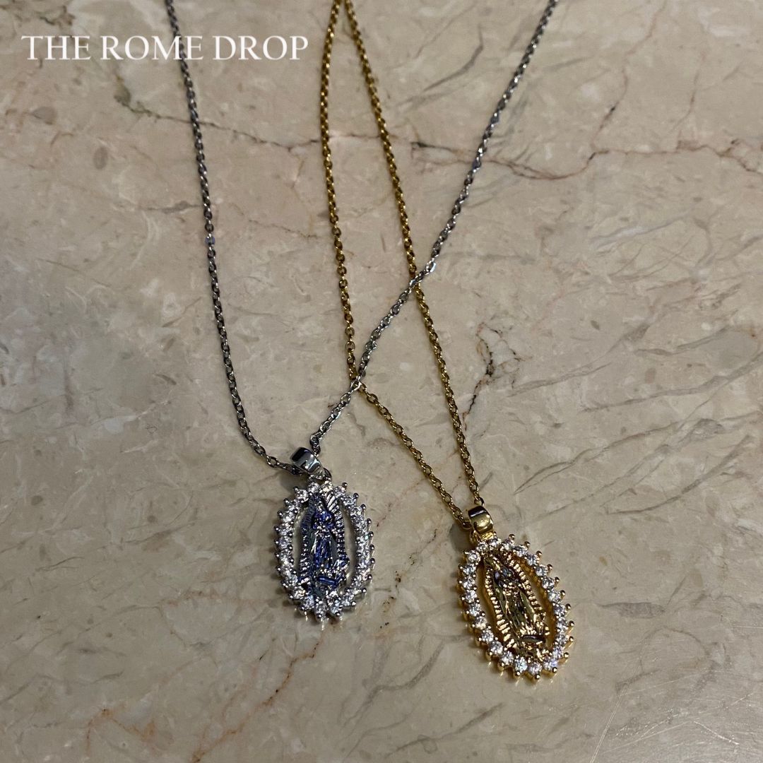 Rome Drop: Our Lady of Guadalupe Necklace