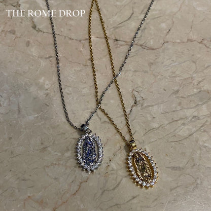Rome Drop: Our Lady of Guadalupe Necklace