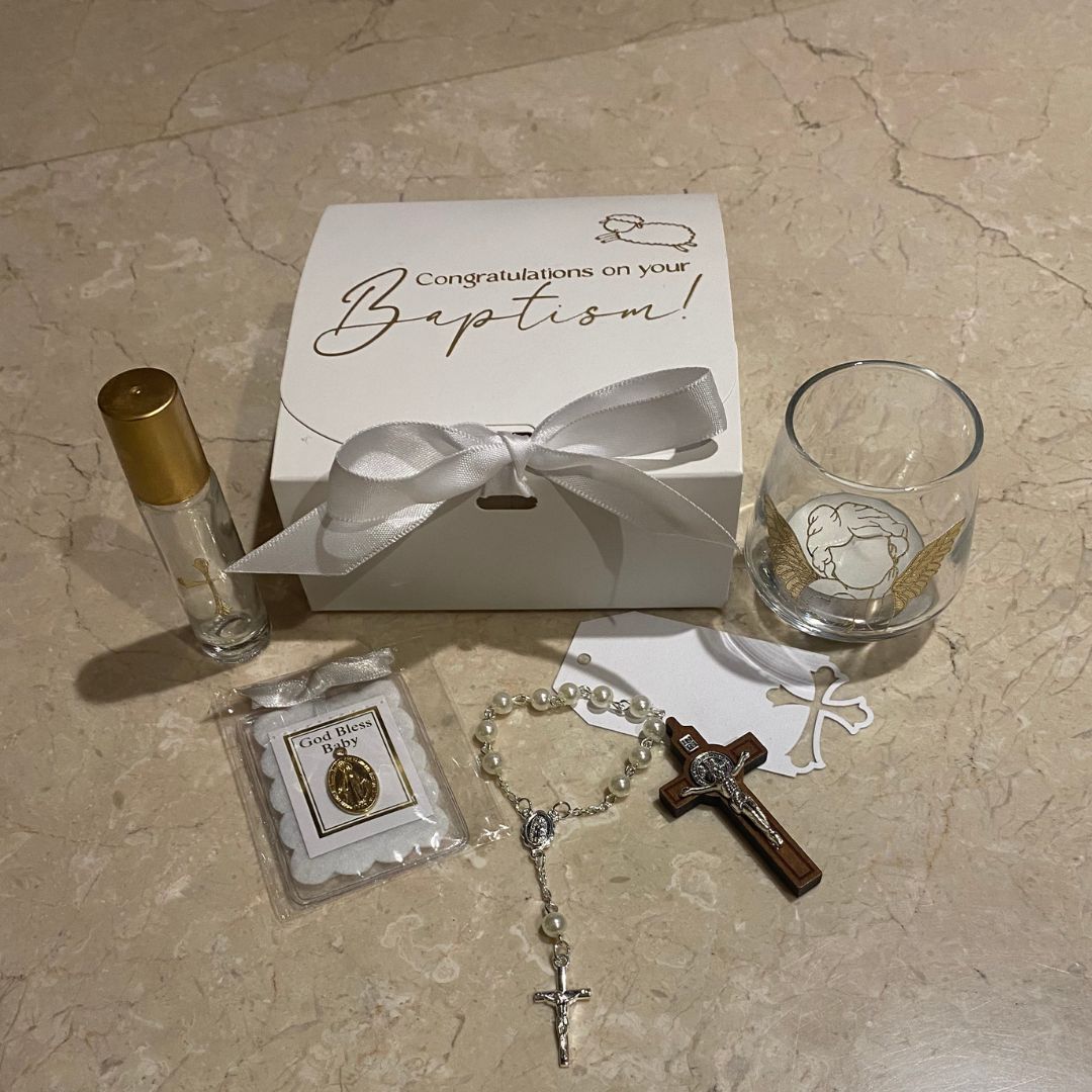 BAPTISM: Mary had a Little Lamb | Mini Baptism Gift Box | Christening Gift Box | Baby Boy Baptism | Baby Girl Baptism