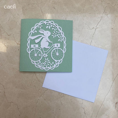 Christian Greeting Cards with Envelopes – Set of Faith-Inspired Designs (Church, Swallow, Love Birds) – Multiple Colour Options – 14x14cm Square Cards