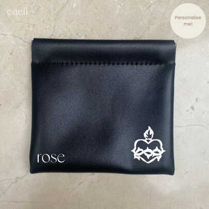 Faux Leather Mini Storage Bag | Magnetic Close | Customisable Design