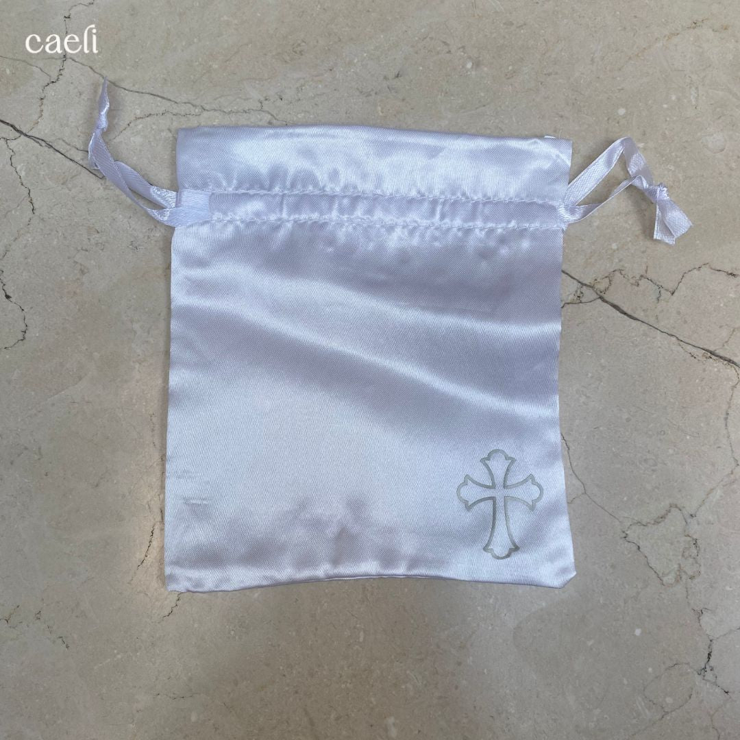 Satin and Velvet Cross Gift Bags | Multiple Colours Available