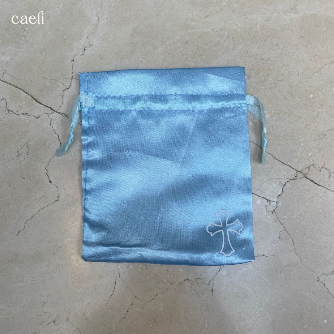 Satin and Velvet Cross Gift Bags | Multiple Colours Available