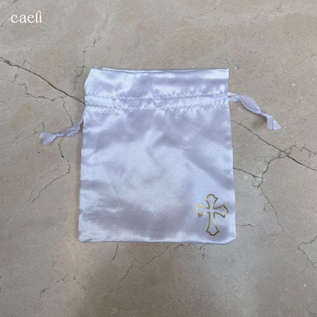 Satin and Velvet Cross Gift Bags | Multiple Colours Available