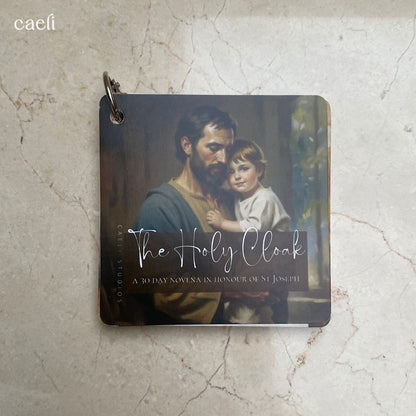 Pocket Prayers - Holy Cloak of St Joseph Novena | 27-Page Prayer Guide with Binding Ring | 30 Day Novena | Comprehensive and Portable