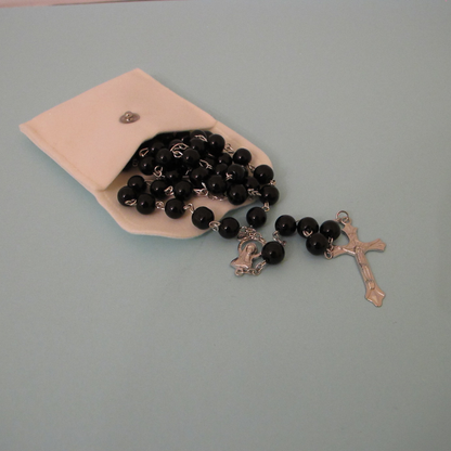 Rosary with Black Beads