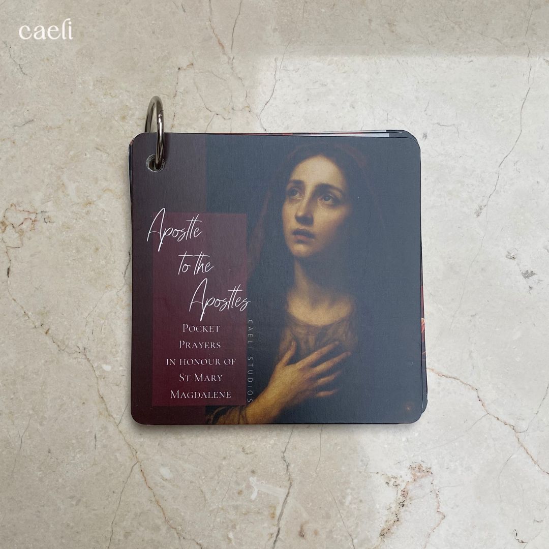 Pocket Prayers - Mary Magdalene Prayers | 16-Page Prayer Guide with Binding Ring | Comprehensive and Portable