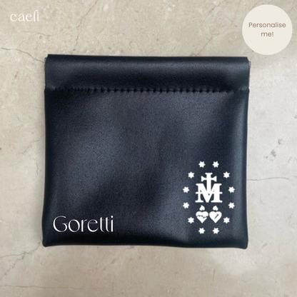 Faux Leather Mini Storage Bag | Magnetic Close | Customisable Design