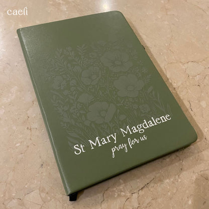 St Mary Magdalene Floral Notebook | A5 Notebook | Multiple Colour Options