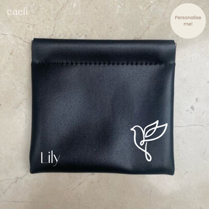 Faux Leather Mini Storage Bag | Magnetic Close | Customisable Design