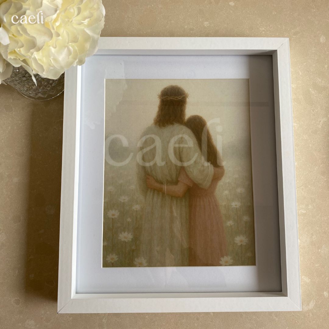 He is with you Wall Art | A4 Wall Art