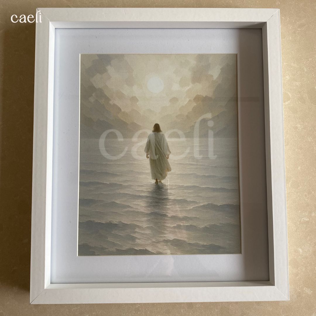 Walking on Water Wall Art | A4 Wall Art
