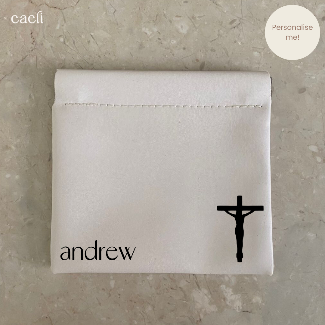Faux Leather Mini Storage Bag | Magnetic Close | Customisable Design