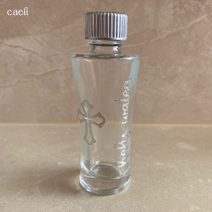 Square or Round Catholic Holy Water Bottles and Spritzers | Sacred Holy Water Containers for Blessings, Protection, & Prayer