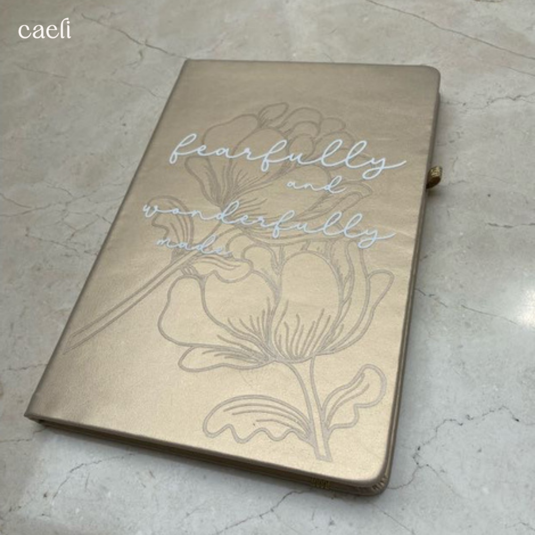 Fearfully and Wonderfully Made Personalisable Notebook | A5 Notebook | Personalisation Available