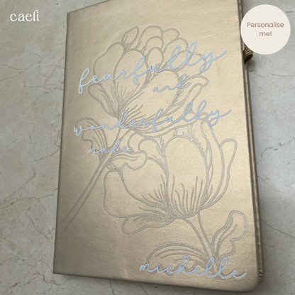 Custom Scripture Verse Notebook | Personalisable Notebook | A5 Notebook | Pick your own Bible Verse! | Multiple Colour Options (Copy)