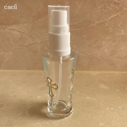 Square or Round Catholic Holy Water Bottles and Spritzers | Sacred Holy Water Containers for Blessings, Protection, & Prayer