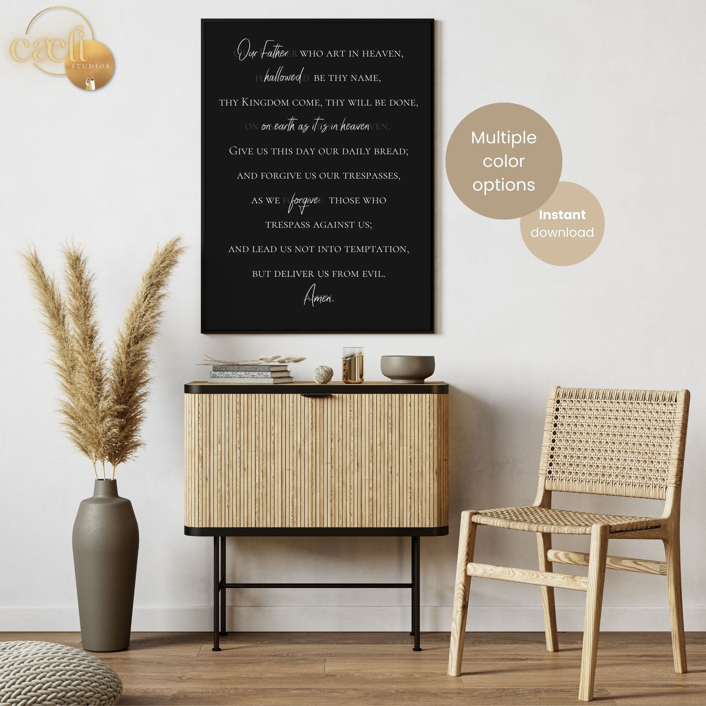 Our Father Prayer | Wall Art | Printable Prayer Card
