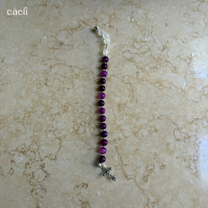Via Crucis Stations of the Cross "Rosary" Meditation Bracelet | 2 styles available