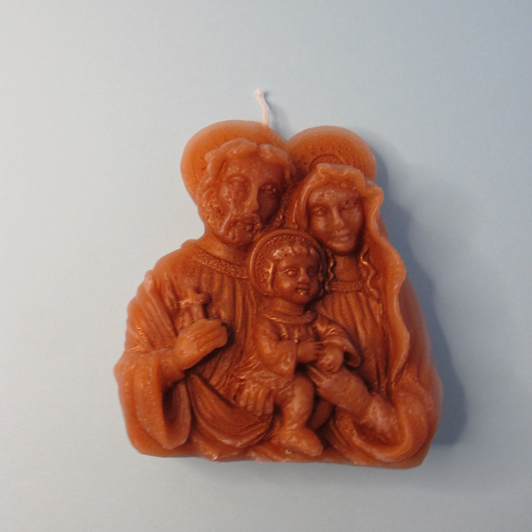 Locally Made Candles – Star, Nativity, and Holy Family